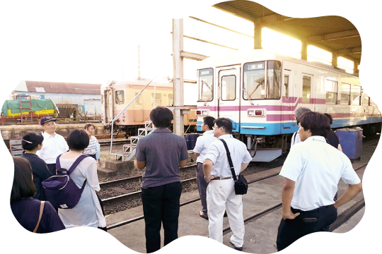 那珂湊駅 施設・車庫内見学